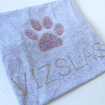 Rhinestone Vizsla Rescue dog fundraising CHILDS T shirt 