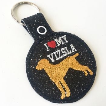 I love my Vizsla  key ring key fob