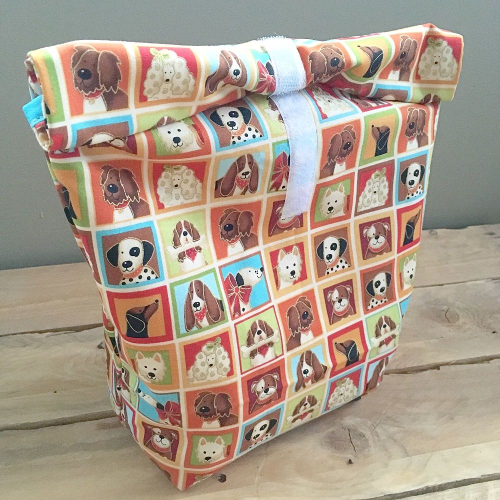 For the love of dogs eco lunch bag