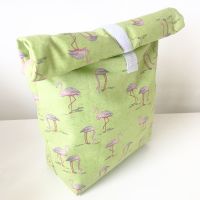 Flamingo eco lunch bag 