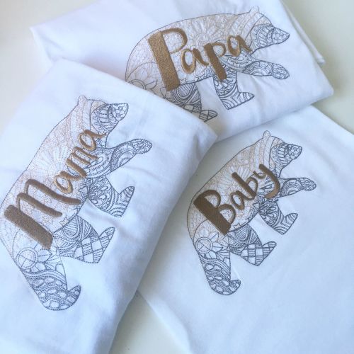 Baby Bear Mama Bear & Papa bear new baby gift set