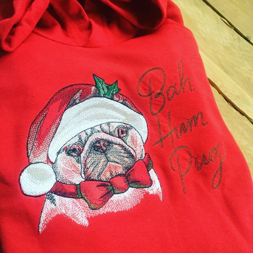 Bah Humpug   adults Christmas hoodie