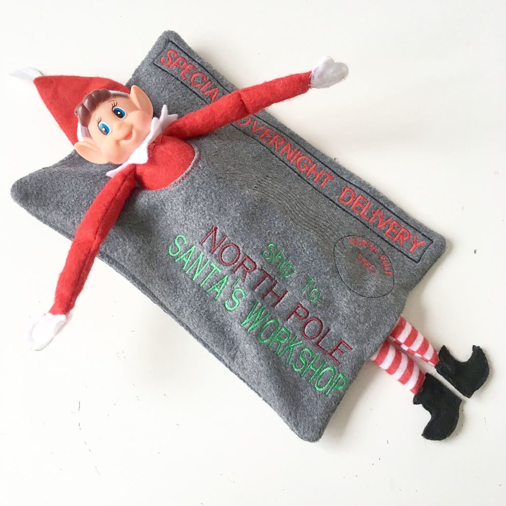 Christmas Personalised Elf on the shelf RETURNS envelope