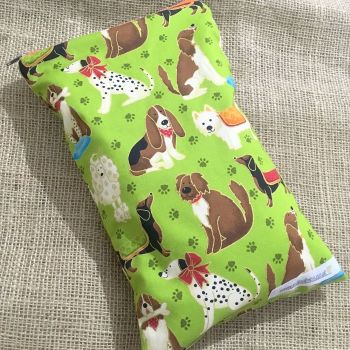 Dog fabric print baby wet bag 