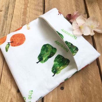 The very hungry caterpillar  sandwich snack  bag 