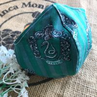 Harry Potter Slytherin cotton Face mask with filter pocket