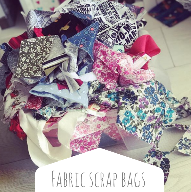 Fabric scrap bags