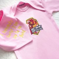 Harry Potter inspired babygrow by Jellibabies