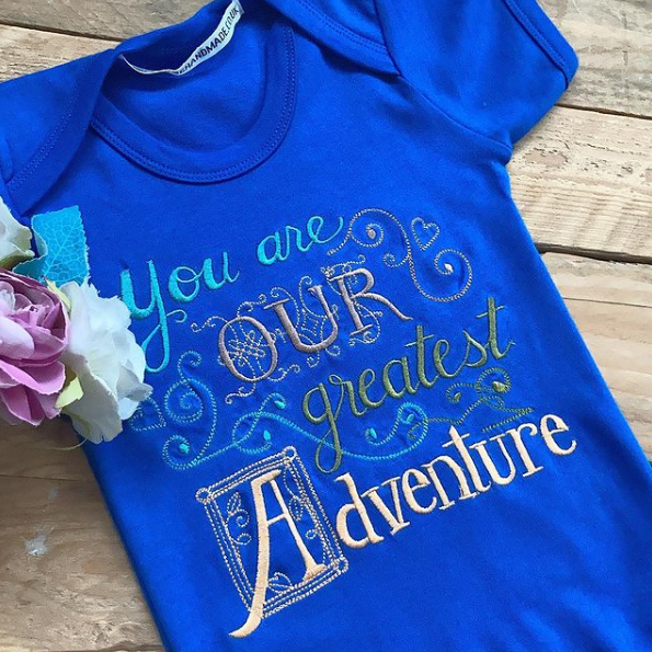 You are our greatest adventure baby onesie vest 