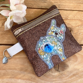 French bulldog dog poo bag holder bag  P&P inc