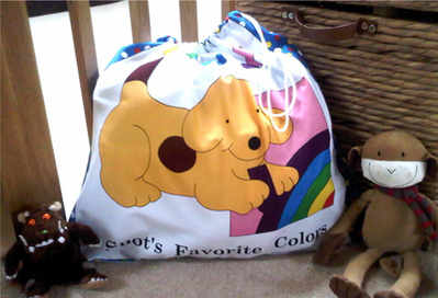Spot the dog toy laundry book bag story sack