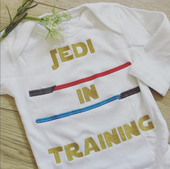 Star wars Jedi In Training baby onesie vest 