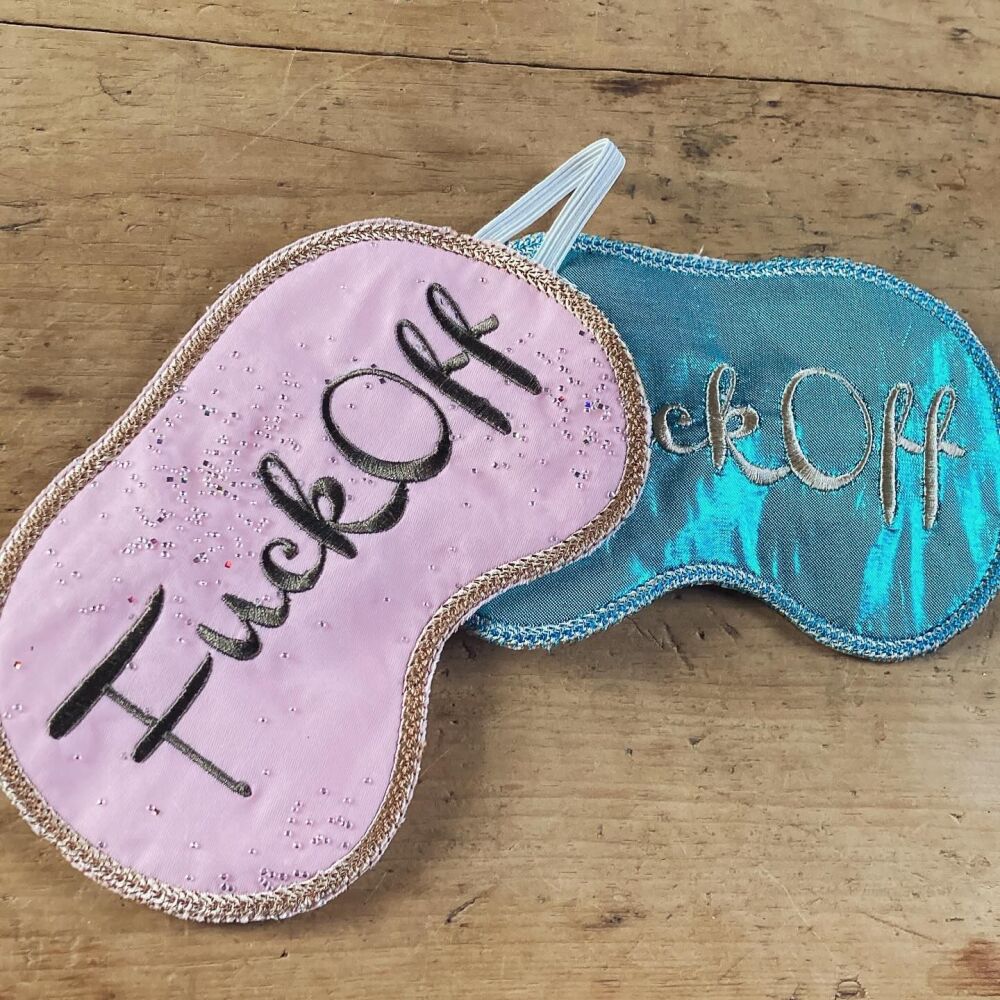 Fuck off sleep mask