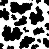 Cow print  wet bag