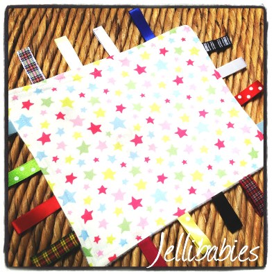Cath Kidston stars  fabric Taggy Blankets 