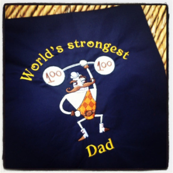 Fathers day  personalised  adult apron ANY design and text