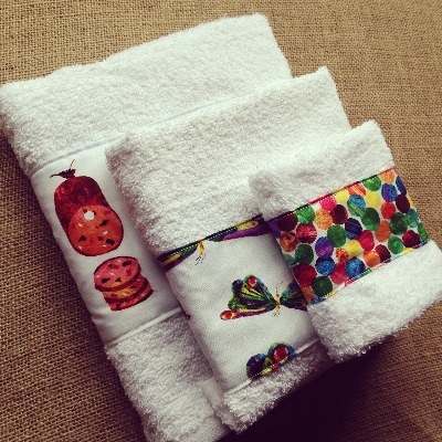 The very hungry caterpillar  baby towel gift set
