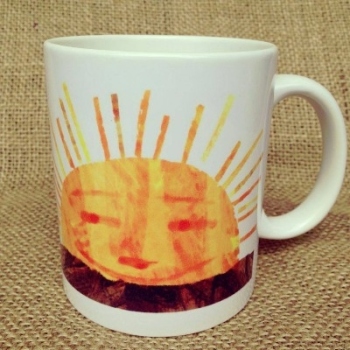The very hungry caterpillar inspired mug