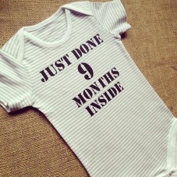 Just done 9 months inside  baby onesie vest 