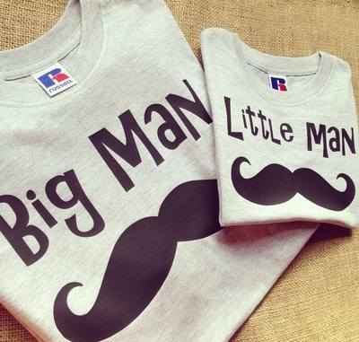 Big man Little man ... fathers day T shirt 