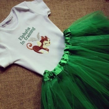 Wizard of oz  baby tutu and onesie vest or T shirt  set  