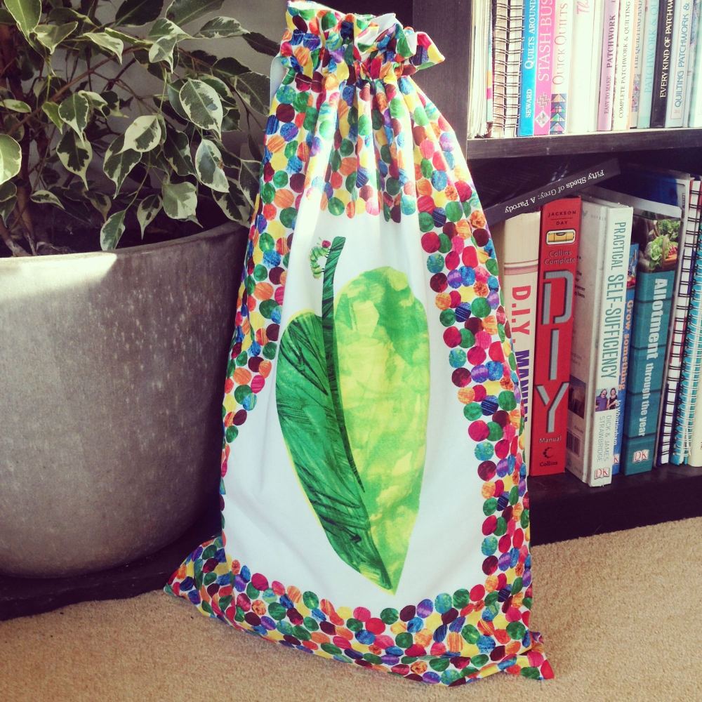 The Very Hungry Caterpillar toy/book bag