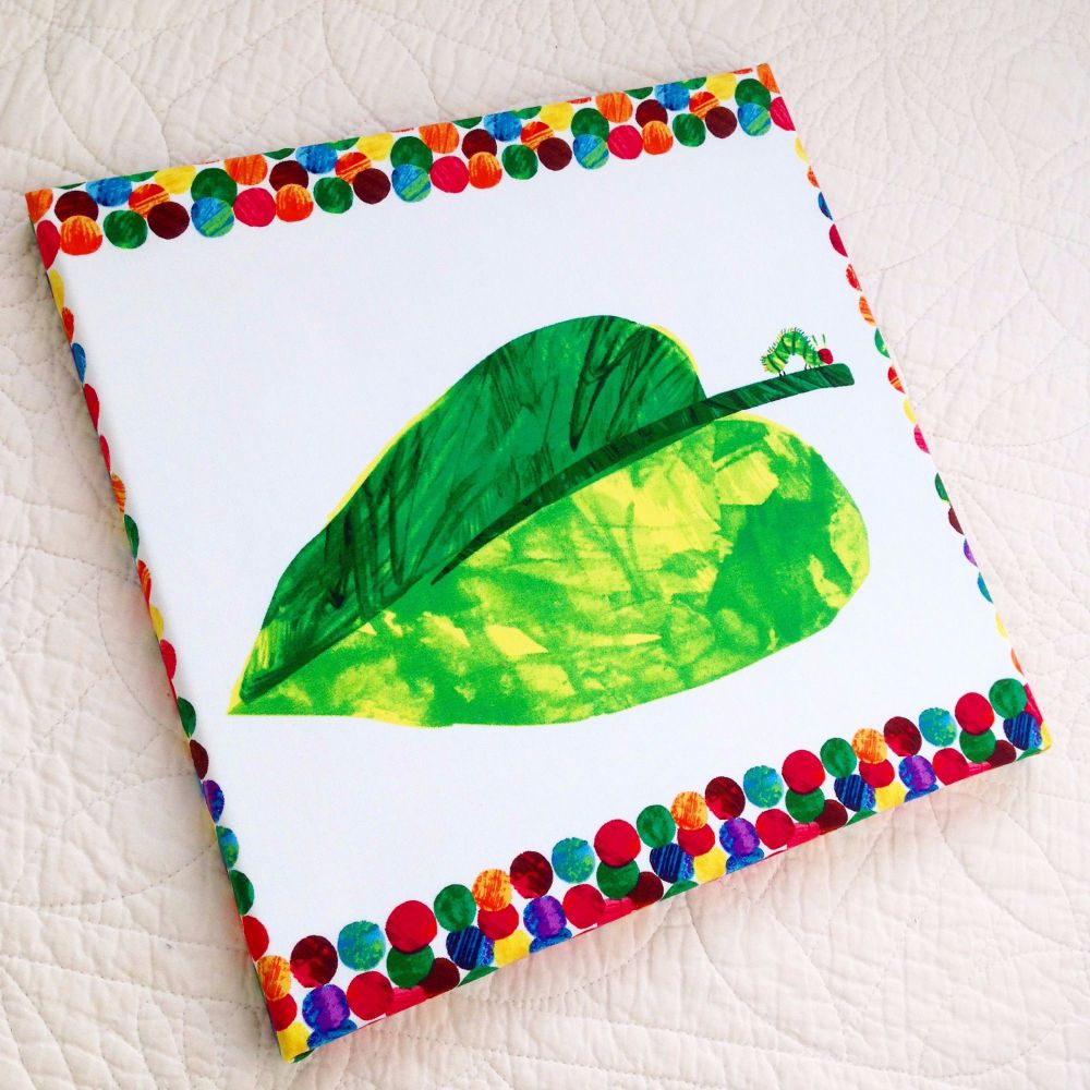 The very hungry caterpillar children's canvas picture 3