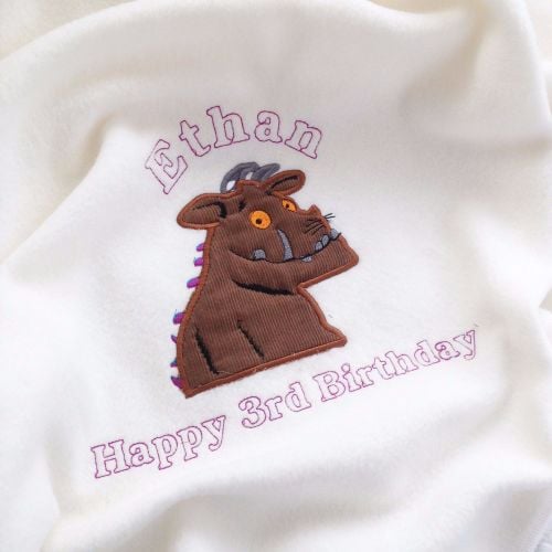 The Gruffalo personalised cot blanket