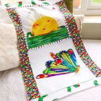 The very hungry caterpillar  baby cot blanket 