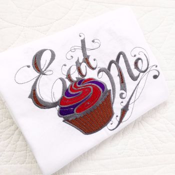 Alice in wonderland embroidered  children's T shirt