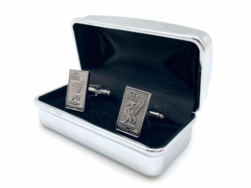 Indefatigable old boys association cuff links in presentation box colour si