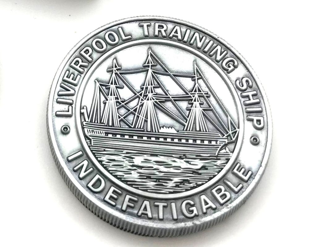 Indefatigable Commemorative Coin indeoba.com(6a)