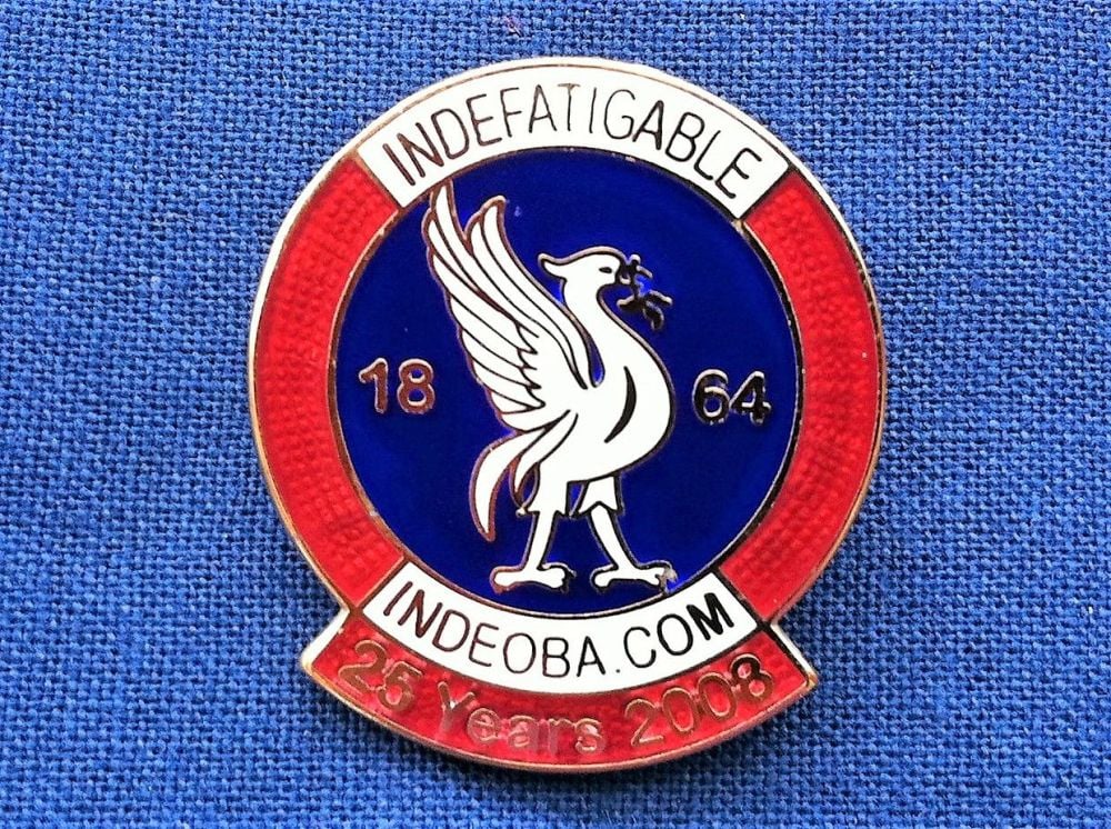 Indefatigable OBA 25 year badge posted UK