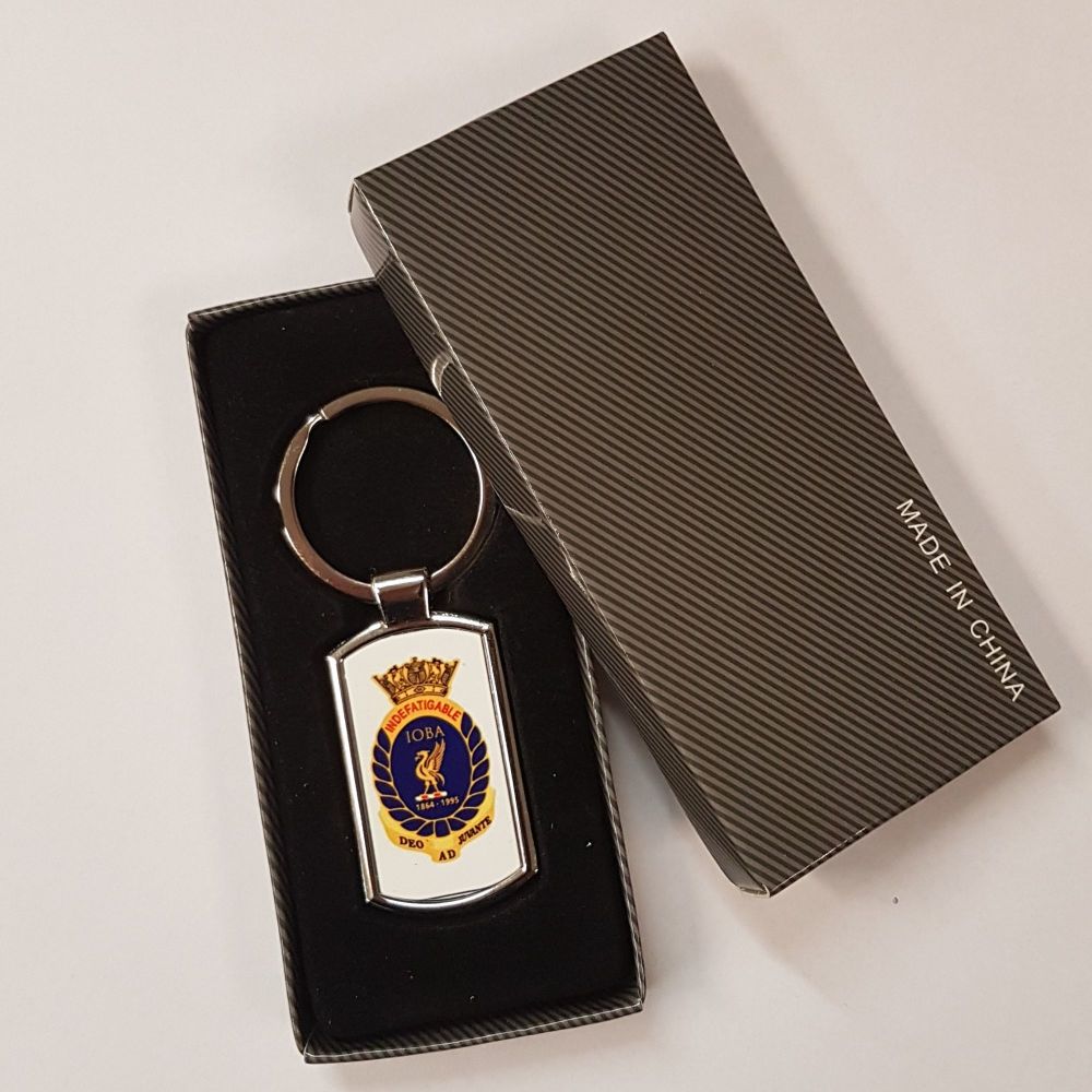 Indefatigable Old Boys Association Metal Key ring collected