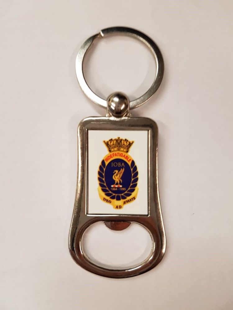 Bottle Opener Key Ring Indefatigable Old Boys Association Metal collected
