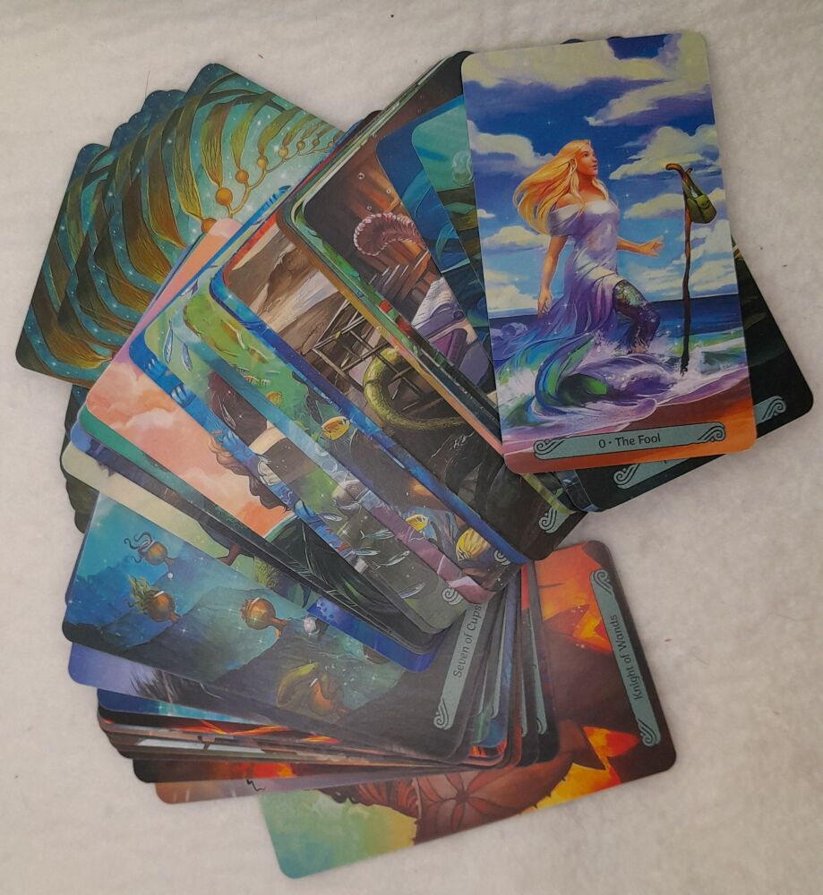 Pack of Mermaid Tarot cards by Leeza Robertson