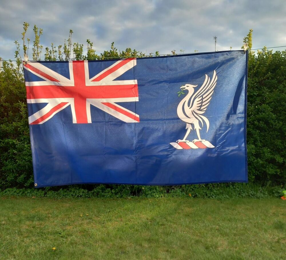 Training ship Indefatigable blue ensign 5ft x 3ft POSTED NATIONALLY UK