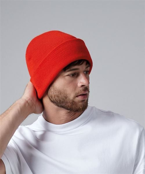 Badged Cuffed Beanie BC045 POSTED NATIONALLY UK