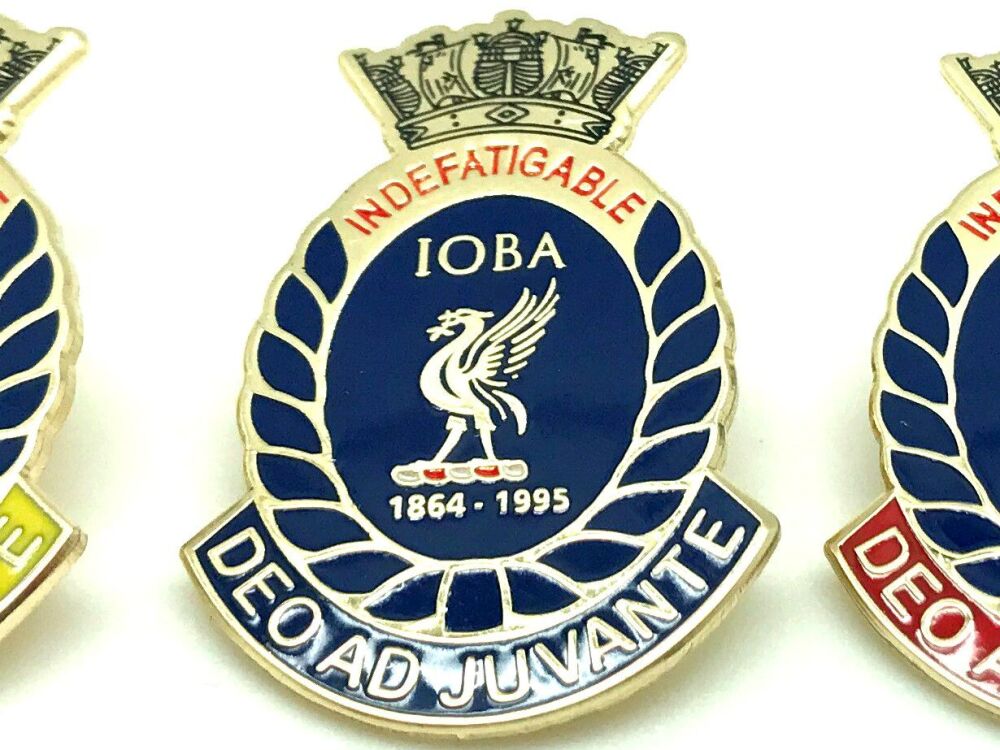 Badge Divisional Indefatigable OBA Raleigh POSTED NATIONALLY UK