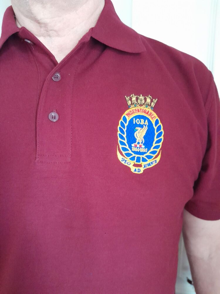 Badged Indefatigable polo shirt RX101 POSTED NATIONALLY (UK)