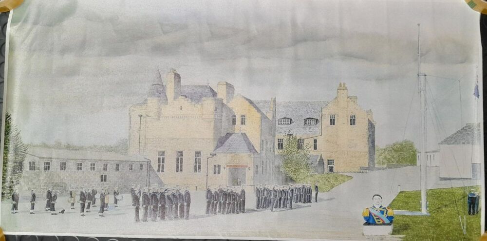 Canvas Indefatigable parade ground uncropped 800x400 POSTED UK ONLY