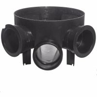 Aquaflow Underground Chamber Base 320mm - 110mm Outlets