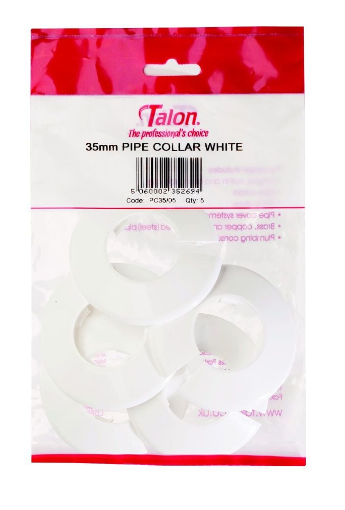White 32mm Talon Pipe Collar 
