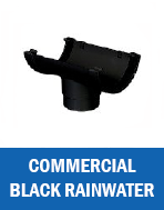 6A Commercial Black Rainwater