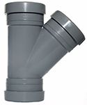 Aquaflow 160mm Triple Socket Branch 135' Pushfit Grey