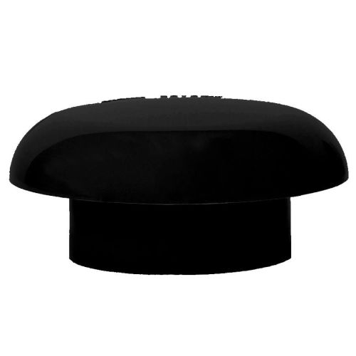 Black 110mm Solvent Mushroom Vent Cowl - PDC
