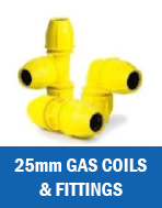 9B 25mm Gas Coils & Fittings