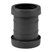 Aquaflow Black 40mm Push Fit Coupling Waste