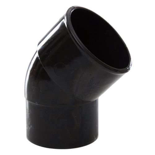 Black 32mm Solvent Spigot Bend 45 Waste