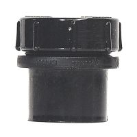 Black 40mm Solvent Access Plug with Screw Cap Waste